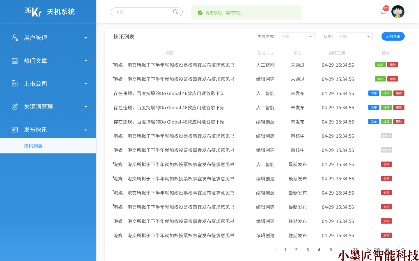 杭州小墨匠与北京天机科技签约网站项目。